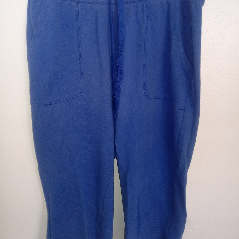 Blue cargo baggy bottoms